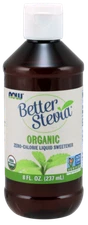 NOW Foods Certified Organic Liquid Stevia Extract 8 oz former Non-Bitter 1/29ex