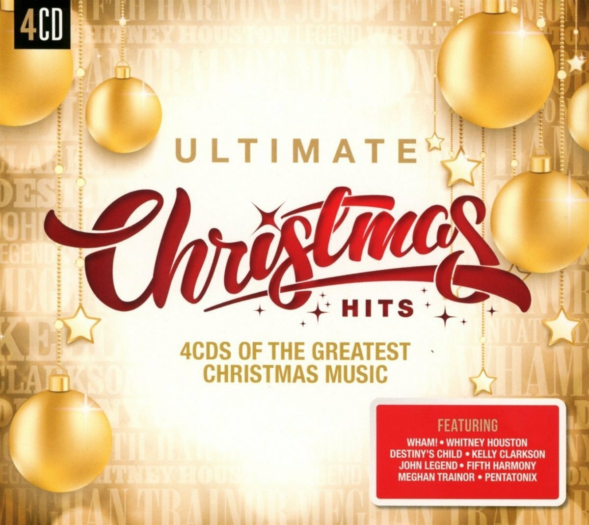 Ultimate Christmas Hits 4 CDs  Wham Pentatonix Shakin Stevens