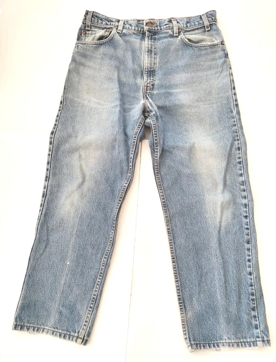 Levi's 540 Brown Tab Men's 36 X 27 Relaxed Straight Ratty Levi's 540 Brown Tab Men's 36 X 27 Relaxed Straight Ratty