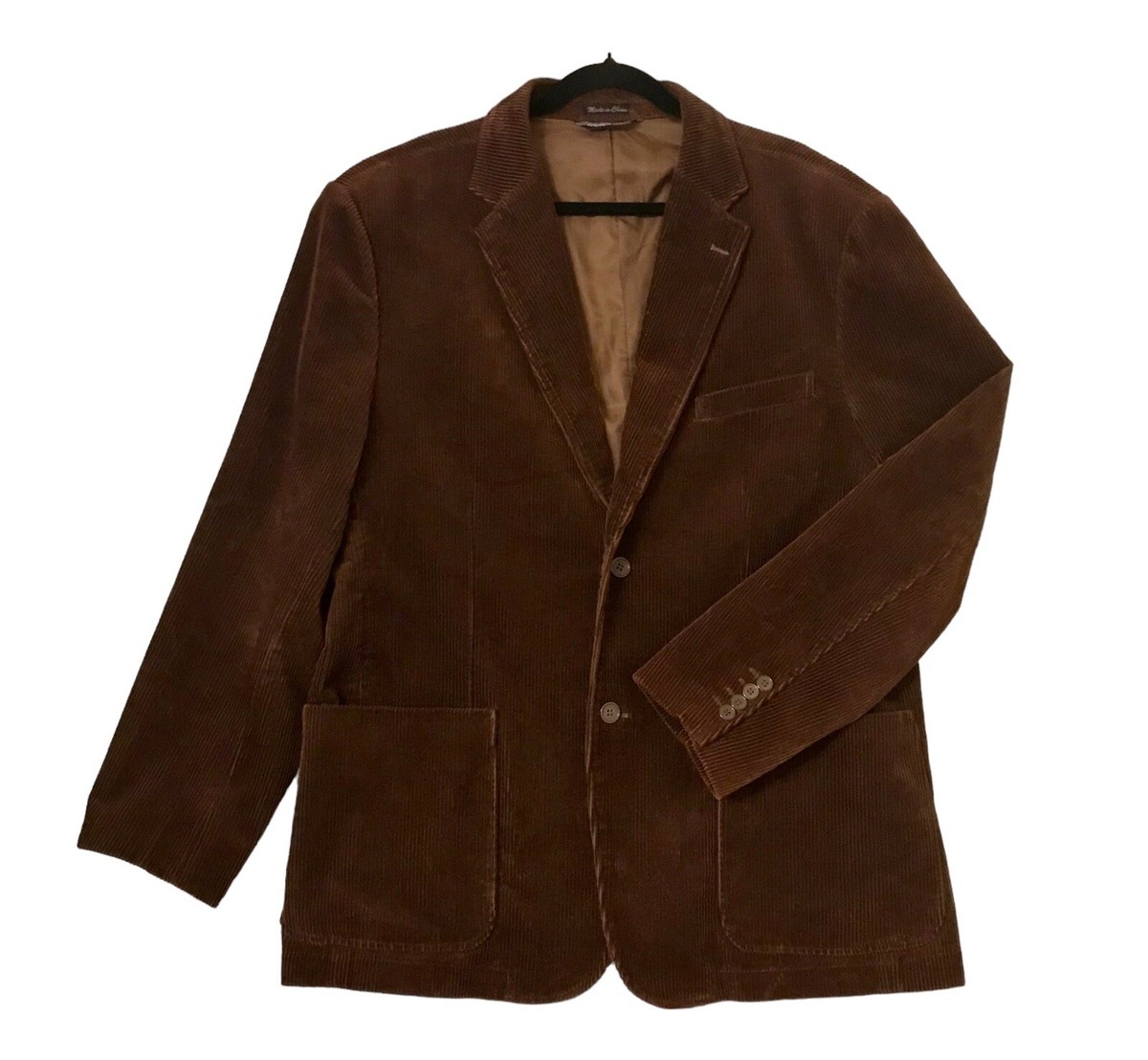 vintage corduroy カーコート Andrew Fezza Corduroy Sport Coat Blazer Vintage Chocolate Brown