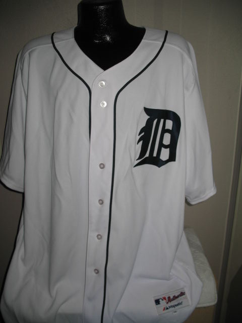 MLB Detroit Tigers Baseball Authentic On Field Home White