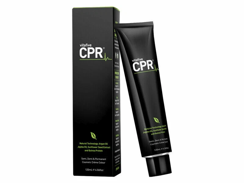 CPR VitaFive Permanent Hair Colour Creme Blue Hair Dye 120ml Professional Dye - Image 2 of 4