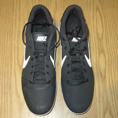 Nike Alpha Huarache Varsity Low MCS Black Baseball Cleats AO7959-001 Men Size 15