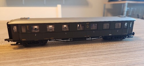 Roco Austria, HO DC 44530, 1:87 Exclusive, DB 1/2 Class pass coach ...
