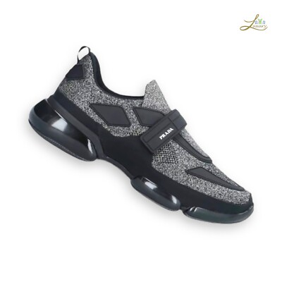 Prada Sneaker Stretch Lurex Strick Sneaker Gr. 41,5