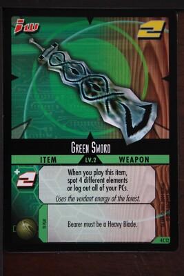 .Hack Enemy CCG: ''Green Sword'' 4 C 12