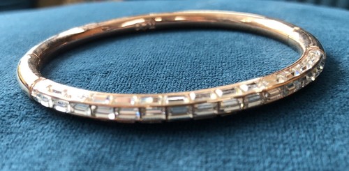 Swarovski Rose Gold Rhodium Plated Crystal Bangle / Bracelet