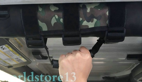 Camouflage Roll Bar Grab Grip Handles Accessories fits Jeep Wrangler JT JL JK TJ - Picture 2 of 9