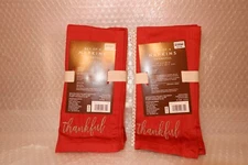 Set Of 8 Thankful Napkins - 18 x 18 inch - Bed Bath and Beyond - New