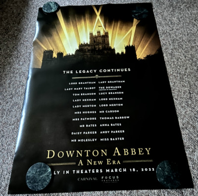 Downton Abbey: A New Era 2022 27x40 D/S ORIGINAL MOVIE POSTER, See Photos.
