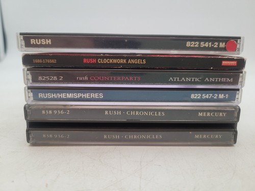 RUSH 5 CD LOT Chronicles / Hemispheres / Counterparts / Clockwork Angels / RUSH - Picture 7 of 7