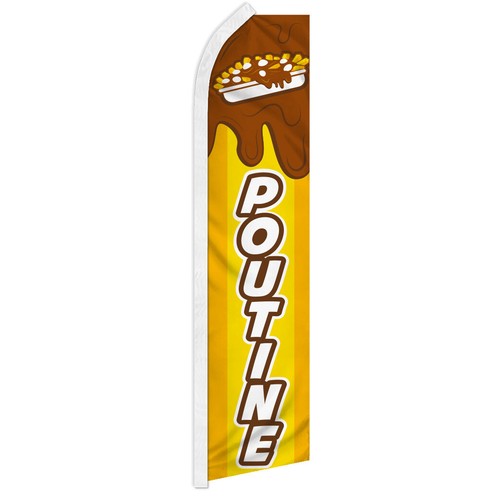 Food Advertising Feather Flutter Swooper Banner Flag Burgers BBQ Hot Dog Wings - Picture 35 of 46