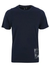 NEW Adidas Men Insert Mesh Shirts Training Run Navy T-Shirt Casual Tee Jersey S