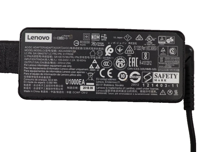 Lenovo 27" LED-Lit L27q-20 Near-Edgeless 2560 x 1440 QHD Monitor HDMI DP w/PSU - Image 2 of 4