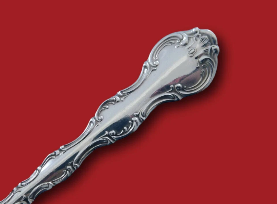 Juego de 12 tenedores de helado de plata esterlina personalizados de 5 3/4" Strasbourg by Gorham Foto 2 de 4