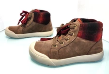 KEEN Elena Women's hiking Waterproof Lace-Up mid boot  chestnut/taupe New Sz 9