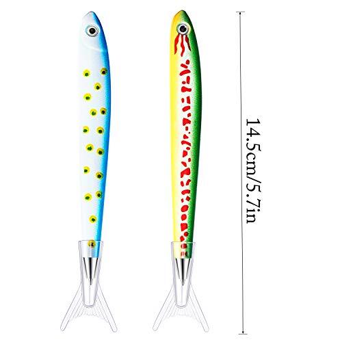 20 Pieces Fish Pen Fish Gel Ink Pen Realistic Fish Ballpoint Pen for School - Bild 2 von 8