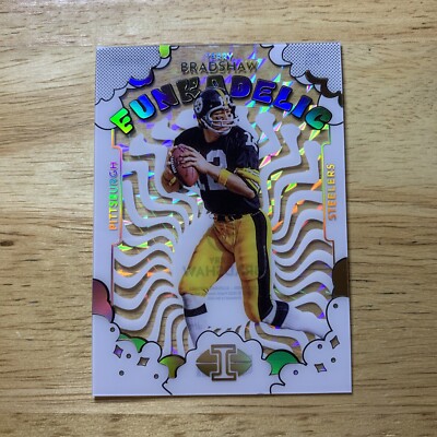 2022 Panini Illusions Terry Bradshaw Funkadelic Mosaic Case Hit F-13 SP Steelers