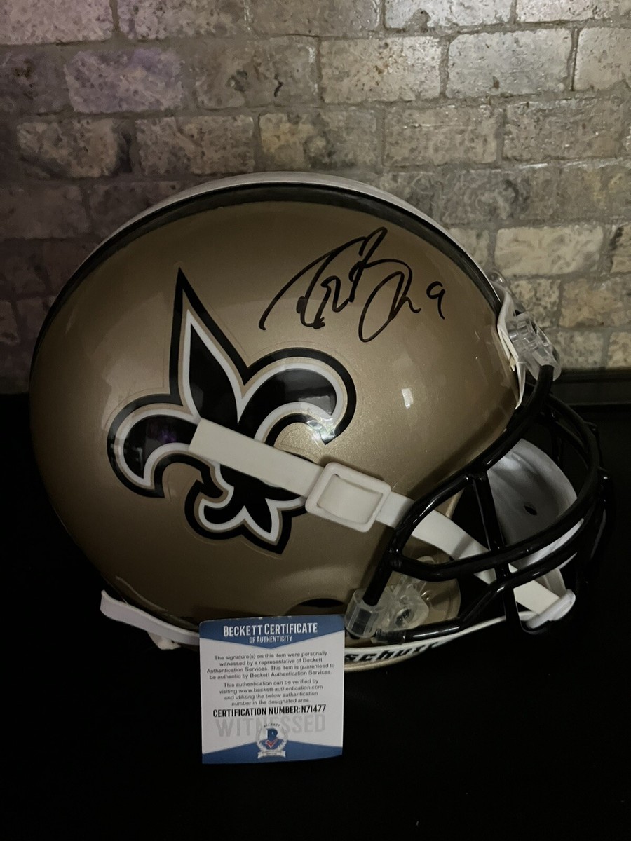 Drew Brees Signed New Orleans Saints VSR4 Custom Proline Helmet