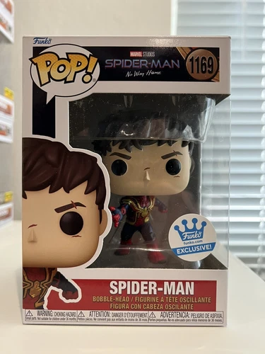 Funko Pop Spider-Man Unmasked No Way Home Marvel Funko Shop Exclusive 1169