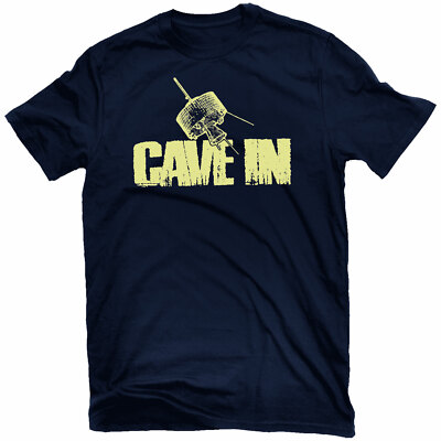 CAVE IN Satellite Logo T-Shirt NEW! Relapse Records TS4670