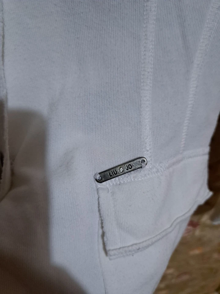 GIACCA BLAZER LIU-JO BIMBA 10 ANNI IN COTONE COLORE BIANCO Foto 4 de 4