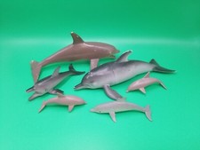 Bottlenose Dolphin Animal Toy Figure Lot Fish Ocean Sea Marine Life Water Mammal