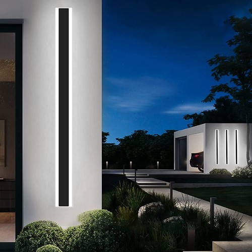 2/4x LED Wall Lights Long Strip Porch Lamp Outdoor Garden Yard Waterproof Modern - Picture 13 of 29