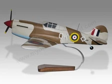 Curtiss P-40 Warhawk RAAF Desk Wood Airplane New Model Small Scale 1/32