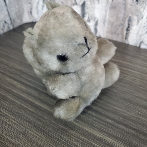 Vintage 1978 R Dakin Gray Squirrel Plush 4.5" - Shredded Clippings Filled - Firm - Picture 3 of 8