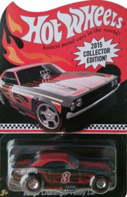 Hot Wheels 2015 - Dodge Challenger Funny Car (Kmart) (Black)