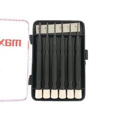 Economical Screwdriver Set of 6 - 3 Flat and 3 Philips screwdriver Compact Case