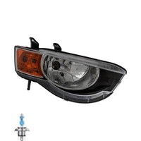 Halogen Scheinwerfer Rechts H4 FüR Mitsubishi Colt VI Inklusive Lampen