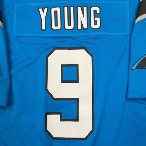 New Nike Bryce Young Carolina Panthers Blue Game Jersey Men's Sz M $130 - Picture 11 of 14