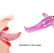 Vibrating Mini Tongue Rampant Rabbit Vibrator-Dildo Adult Sex Toys 