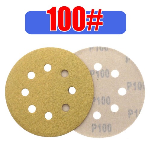 40-1000 Grit 5 Inch Round Sanding Discs Hook And Loop Pads 8-Hole Dry Sand Paper - Picture 18 of 28