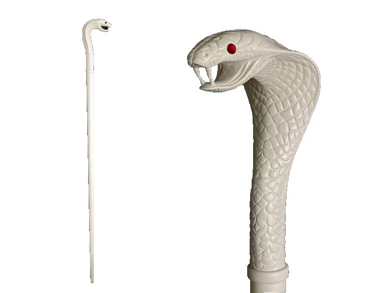 Vintage Victoriano Blanco Bastones y palos para caminata