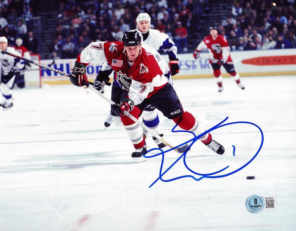 KEITH TKACHUK Autographed Signed PHOENIX COYOTES 1999 ALL STAR GAME 8X10 PHOTO COYOTES BAS J00 
