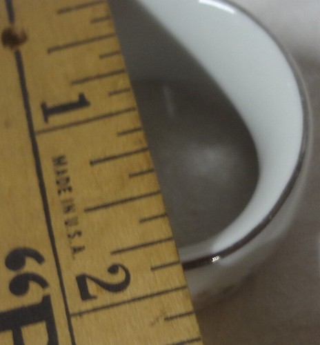 ANILLO DE SERVILLETA INDIVIDUAL FLORAL fina porcelana de mediados de siglo - ¡como nuevo! - (1 de 24 ofrecidos) - Imagen 7 de 9