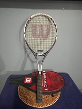 WILSON IMPACT 0VERSIZED WITH SOFT SHOCK SYSTEM L3 4 3/8 AND COVER TENNIS RACQUET