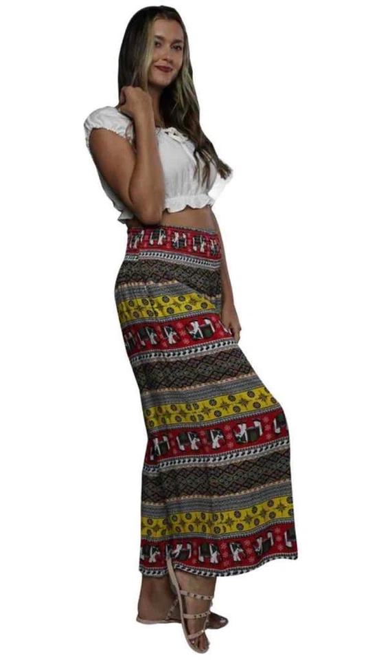 Sacred Threads Hippie Boho Festival Bellydance Palazzo Harem Pants 222270 B - Image 2 of 2