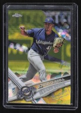2017 Topps Chrome Sapphire Junior Guerra #98 Gold Refractor /5 Brewers