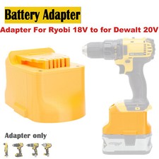 1X Adapter For Ryobi 18V Series Battery Converter to for Dewalt 20V Max Tool