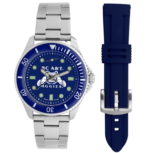 Sun Time Men's Licensed Collegiate Contender Watch Gift Set (Pick Your Team) - Picture 127 of 210