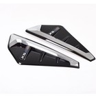 For 19-22 BMW X5 G05 Side Fender Air Vents Outlet Cover SILVER Trim Accessories