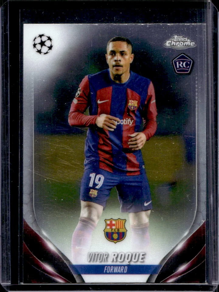 2023 Topps Chrome UEFA UCC Vitor Roque RC Rookie #28