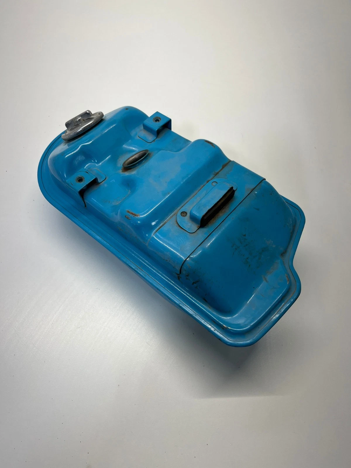 81 1981 Honda Express II 50 NA50 OEM Gas Tank Fuel Cell Cap Mount Oil Tank READ