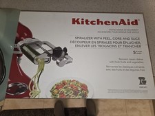 KitchenAid 5 Blade Spiralizer w/Peel, Core & Slice Attachment for Stand Mixer