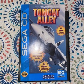 Tomcat Alley (Sega CD, 1994) - Tested Disc And Manuel With DVD Case