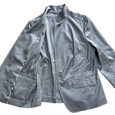 BURBERRY LONDON Jacket Nova Check Gold Button Stand Collar size 44 S From Japan